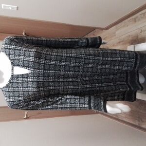 New! Michael Kors dress, black and white, long sleeves, size XL.